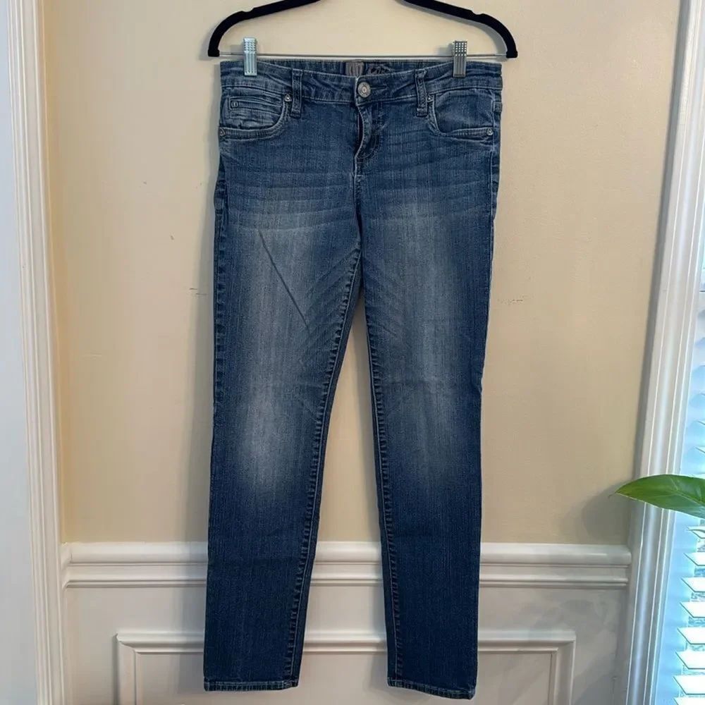 Kut From The Kloth Low Rise Straight Leg Jeans